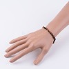 Natural Tiger Eye Beaded Stretch Bracelets X-BJEW-JB02459-02-3