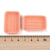 Rattan Basket Resin Cabochons RESI-Q014-07H-3