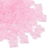 Frosted Transparent Acrylic Beads OACR-P029-09B-01-2