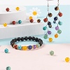 100Pcs 7 Style Natural Mixed Gemstone Beads G-LS0001-59-6