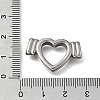 304 Stainless Steel Slide Charms STAS-F356-09P-3