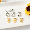 8Pcs 2 Colors Brass Double Opening Lobster Claw Clasps FIND-TA0001-45-20