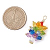 Glass Beads Pendants PALLOY-JF03014-2