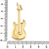 Baking Paint 304 Stainless Steel with Rhinestone Big Pendants STAS-Z186-09G-3