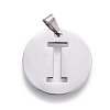 Non-Tarnish 201 Stainless Steel Pendants STAS-L221-33I-1