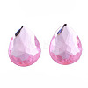 Acrylic Rhinestone Flat Back Cabochons GACR-Q010-10x14-04-2