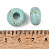 Synthetic Synthetic Turquoise European Beads GG-CBA02C4-06A-3