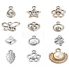 12 Styles ABS Plastic & CCB Plastic Pendants KY-YW0001-67-1