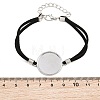 Faux Suede Cord 2-Strand Bracelet Makings FB-XCP0001-06-4