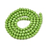 Opaque Solid Color Imitation Jade Glass Beads Strands EGLA-A044-P4mm-D30-3