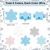10Pcs 5 Colors Food Grade Eco-Friendly Silicone Beads SIL-SC0001-92-2