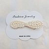 Imitation Pearl Alligator Hair Clips PW-WGA4327-05-1