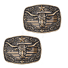 2Pcs Zinc Alloy Smooth Buckles FIND-NB0007-31A-02-6