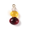 Three Color Resin Pendants RESI-Z016-01B-LG-1