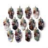 Gemstone Beads Pendants G-H249-05-1