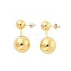 304 Stainless Steel Stud Earrings EJEW-S226-23G-2