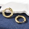 Ion Plating(IP) 304 Stainless Steel Hoop Earrings EJEW-P177-G-13-2