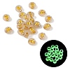 Luminous Transparent Acrylic Beads OACR-P037-01B-P-1