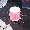 Acrylic Round Beaded Link Chains DIY-MB0007-001E-5
