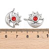 304 Stainless Steel Rhinestone Pendants STAS-Z166-24P-01-3