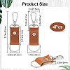 Cowhide Leather Pendant Decoration HJEW-WH20012-05A-2