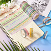 20 Rolls Paper Adhesive Tape Set DIY-TAC0023-42D-8