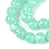Baking Paint Glass Beads X1-DGLA-N015-8mm-07-3