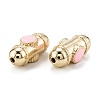 Real 18K Gold Plated Brass Tube Beads KK-A155-20G-4