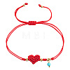 Round Synthetic Turquoise Charm Bracelets HY7206-2-6