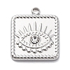 304 Stainless Steel Rhinestone Pendants STAS-S163-32P-1