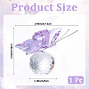 1Pc Glass Crytsal Butterfly Display Decorations LAMP-CN0001-01A-2