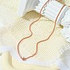 2mm Rack Plating Brass Wheat Chain Necklaces for Women Men MAK-L044-58RG-3