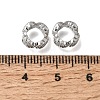 Brass Micro Pave Clear Cubic Zirconia Beads KK-K427-02B-P-2