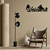 Laser Cut Basswood Welcome Sign WOOD-WH0123-096-6