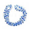 Electroplate Transparent Glass Beads Strands EGLA-P052-01A-AB07-2