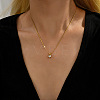 Real 18K Gold Plated Stainless Steel Pendant Necklaces CP2918-3-2