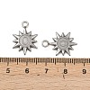 304 Stainless Steel Pendant Cabochon Settings STAS-A129-02P-3