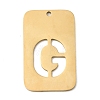 304 Stainless Steel Pendants STAS-D200-01G-G-1