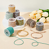8 Rolls 8 Colors Handmade Cotton Cord OCOR-BC0009-75B-4