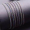 Stainless Steel Cable Chain Necklace PW-WG55518-04-3