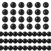 1 Strand Natural Shungite Beads Strands G-TA0003-34C-1
