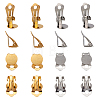 Brass Clip-on Earring Settings KK-PH0035-76-1