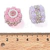 Acrylic & Resin & Rhinestone & Iron Beads AC-CBA30D1-03-3