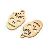 Ion Plating(IP) 304 Stainless Steel Pendants STAS-T040-T537G-2
