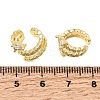Brass Micro Pave Cubic Zirconia Cuff Earrings for Women CU-CBAE7DF-15G-5