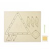 DIY Triangle Wind Chime Making Kits DIY-A029-08-2