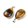 Natural Tiger Eye Pendants GG-K002-09T-2