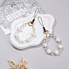 Glass & Acrylic Mobile Straps HJEW-FH00049-4