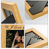 Natural Wood Photo Frames DIY-WH0234-014-4