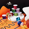   10 Rolls 10 Colors Eco-Friendly Plastic Paillette Beads PVC-PH0001-26-5
